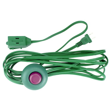 Do It Best Global Sourcing Extension Cords XM-PT2182-15X-GR Christmas Tree Extension Cord 